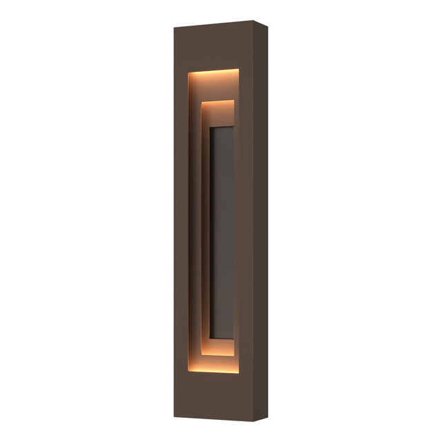 Hubbardton Forge 2023 Coastal Bronze Coastal Oil Rubbed Bronze Procession Large Outdoor Sconce