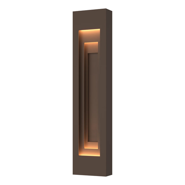 Hubbardton Forge 2023 Coastal Bronze Coastal Bronze Procession Large Outdoor Sconce