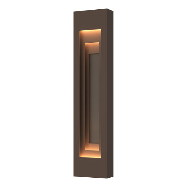 Hubbardton Forge 2023 Coastal Bronze Coastal Dark Smoke Procession Large Outdoor Sconce