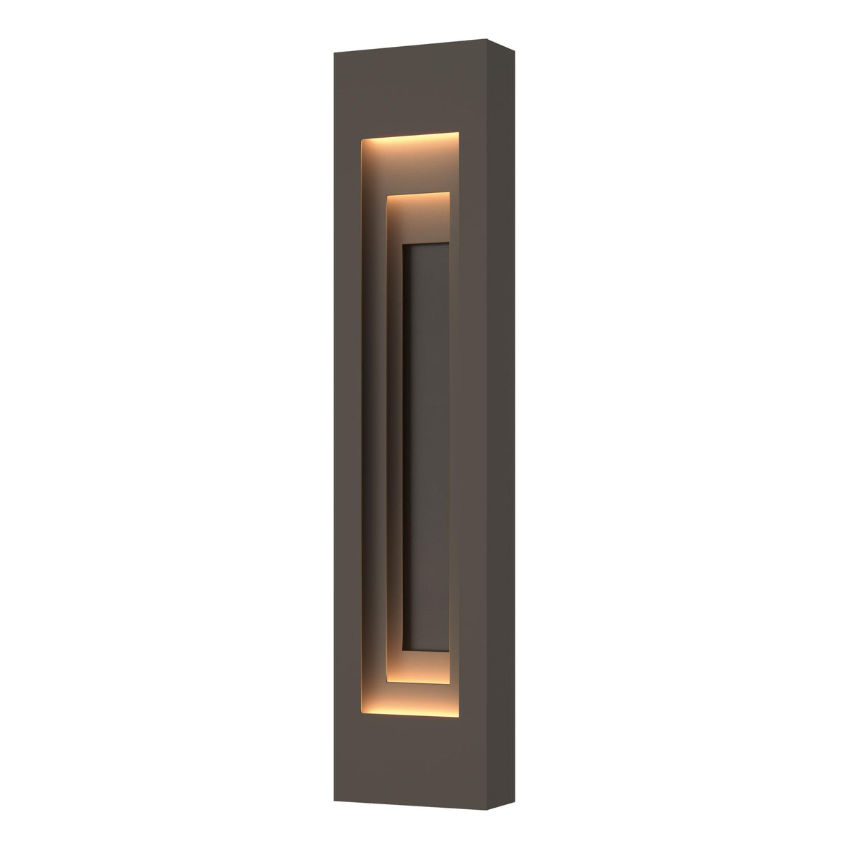 Hubbardton Forge 2023 Coastal Dark Smoke Coastal Oil Rubbed Bronze Procession Large Outdoor Sconce
