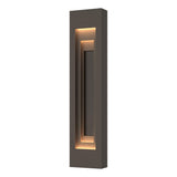 Hubbardton Forge 2023 Coastal Dark Smoke Coastal Oil Rubbed Bronze Procession Large Outdoor Sconce