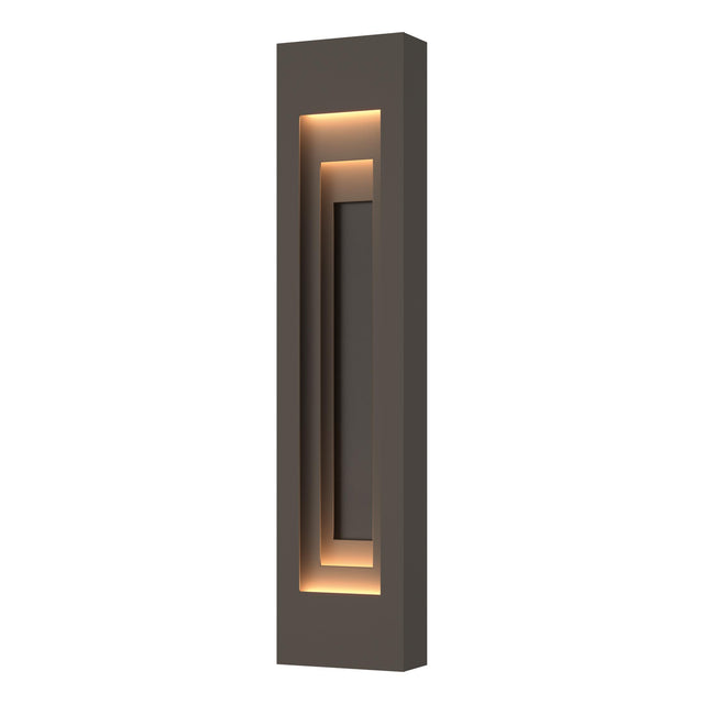 Hubbardton Forge 2023 Coastal Dark Smoke Coastal Oil Rubbed Bronze Procession Large Outdoor Sconce