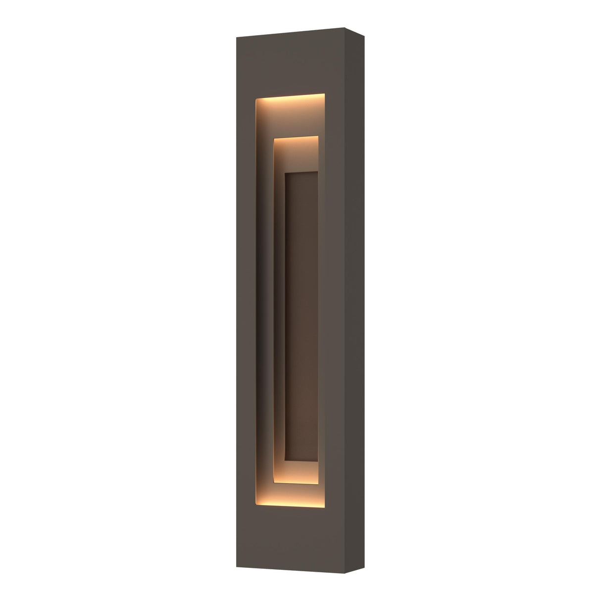 Hubbardton Forge 2023 Coastal Dark Smoke Coastal Bronze Procession Large Outdoor Sconce