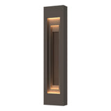 Hubbardton Forge 2023 Coastal Dark Smoke Coastal Bronze Procession Large Outdoor Sconce