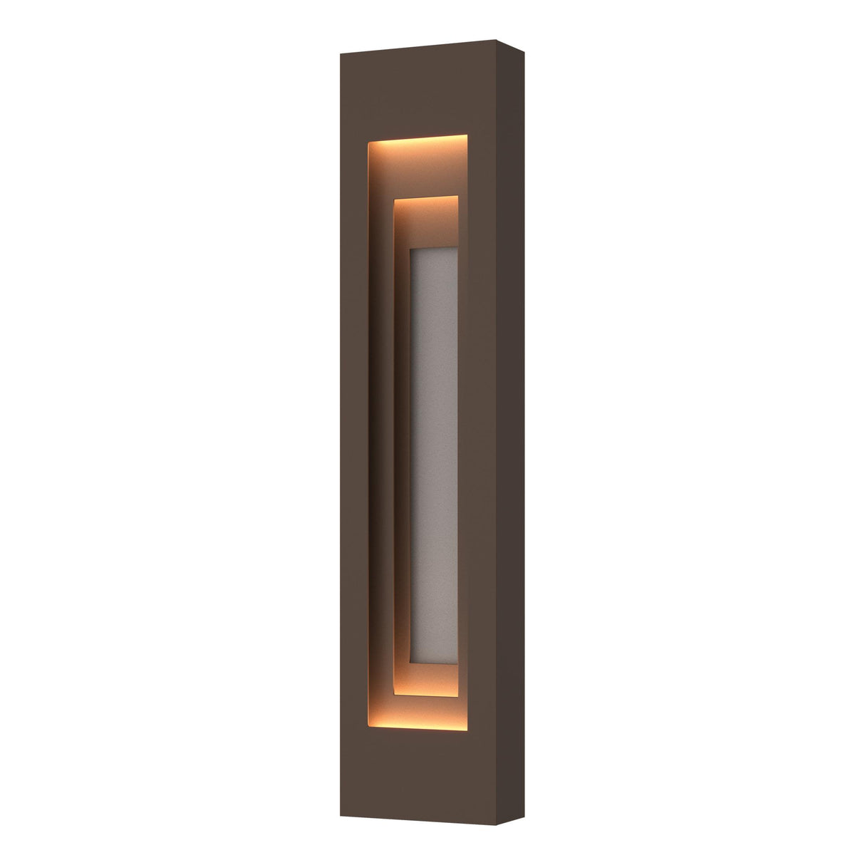 Hubbardton Forge 2023 Coastal Bronze Coastal Burnished Steel Procession Large Outdoor Sconce