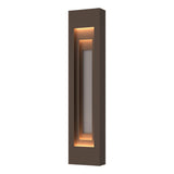 Hubbardton Forge 2023 Coastal Bronze Coastal Burnished Steel Procession Large Outdoor Sconce
