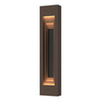 Hubbardton Forge 2023 Coastal Bronze Coastal Black Procession Large Outdoor Sconce
