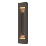 Hubbardton Forge 2023 Coastal Dark Smoke Coastal Natural Iron Procession Large Outdoor Sconce