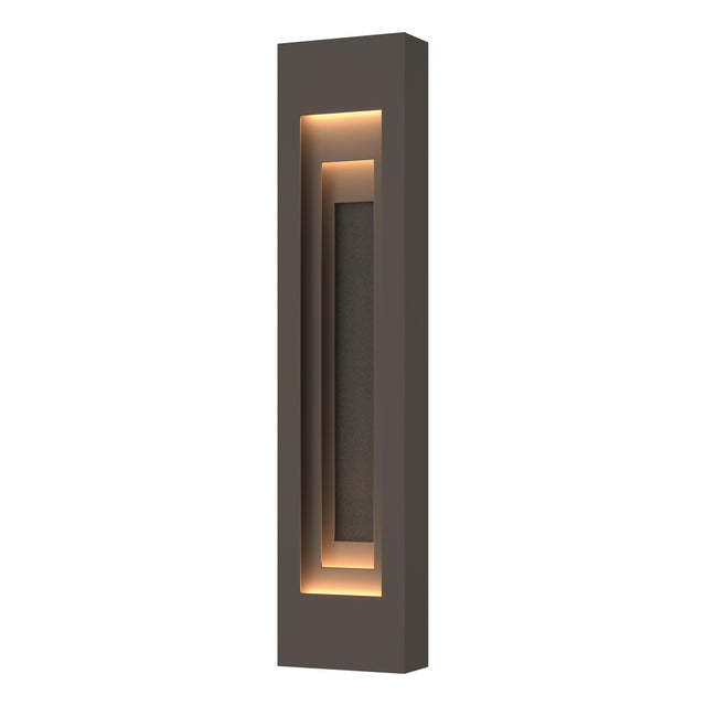 Hubbardton Forge 2023 Coastal Dark Smoke Coastal Natural Iron Procession Large Outdoor Sconce