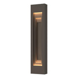Hubbardton Forge 2023 Coastal Dark Smoke Coastal Dark Smoke Procession Large Outdoor Sconce