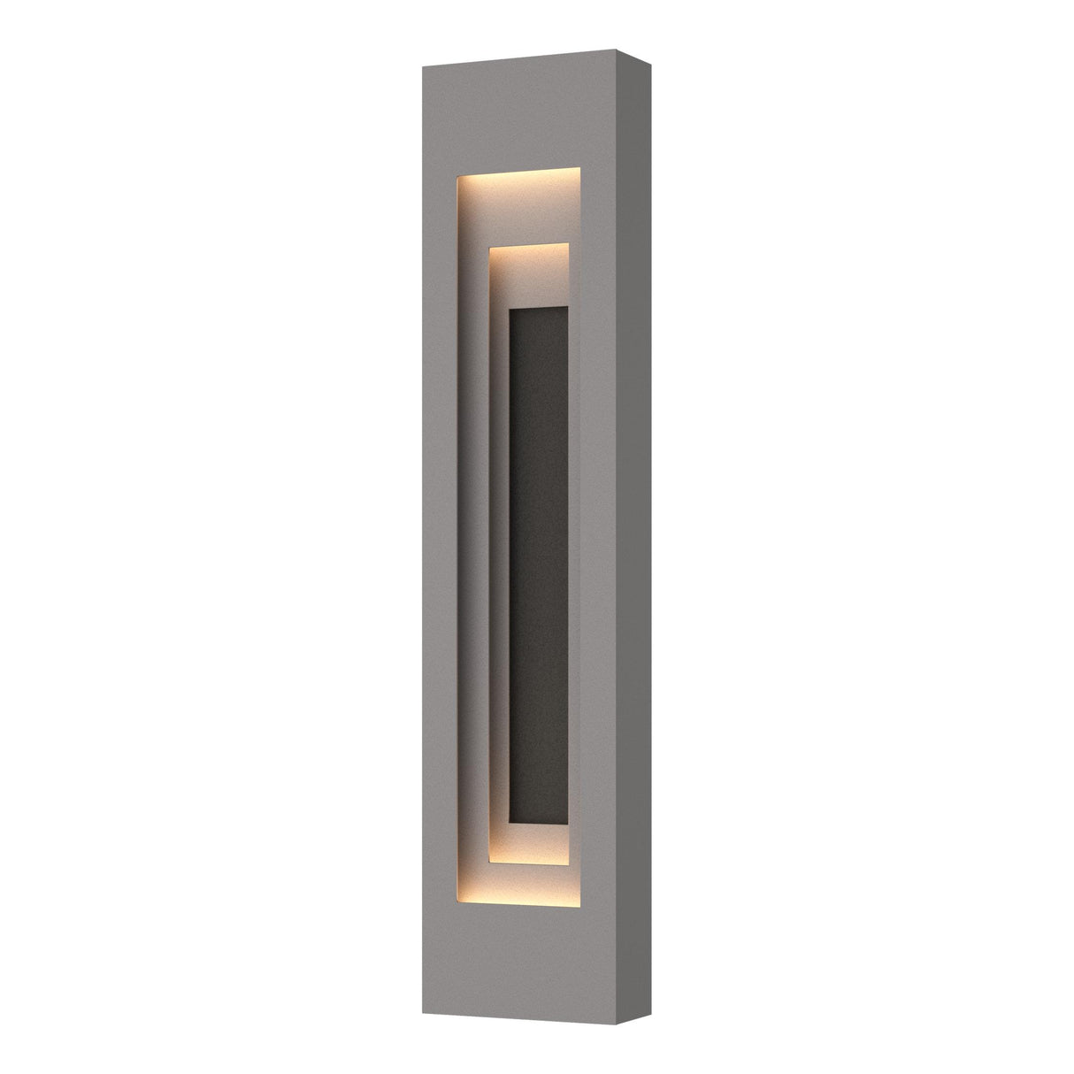 Hubbardton Forge 2023 Coastal Burnished Steel Coastal Natural Iron Procession Large Outdoor Sconce