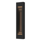 Hubbardton Forge 2023 Coastal Black Coastal Bronze Procession Large Outdoor Sconce