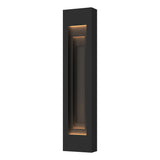 Hubbardton Forge 2023 Coastal Black Coastal Natural Iron Procession Large Outdoor Sconce