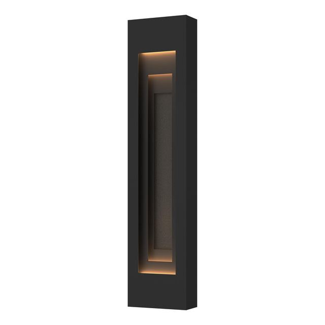 Hubbardton Forge 2023 Coastal Black Coastal Natural Iron Procession Large Outdoor Sconce