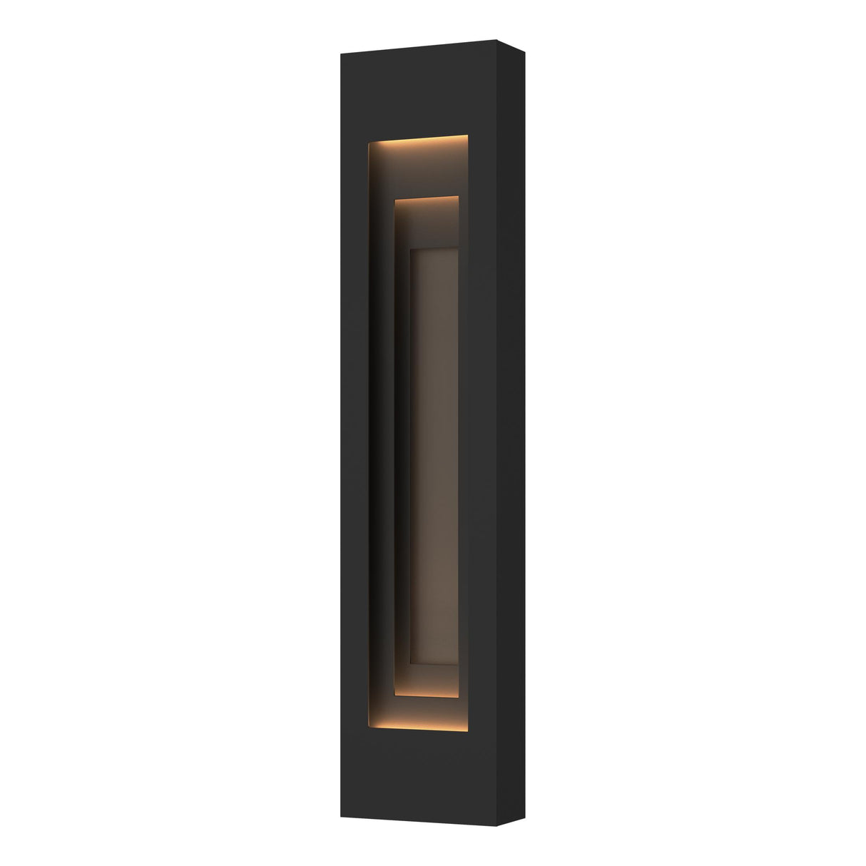 Hubbardton Forge 2023 Coastal Black Coastal Dark Smoke Procession Large Outdoor Sconce