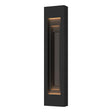 Hubbardton Forge 2023 Coastal Black Coastal Oil Rubbed Bronze Procession Large Outdoor Sconce