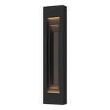 Hubbardton Forge 2023 Coastal Black Coastal Oil Rubbed Bronze Procession Large Outdoor Sconce
