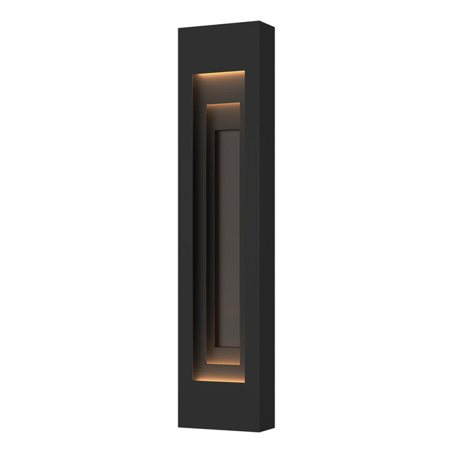 Hubbardton Forge 2023 Coastal Black Coastal Oil Rubbed Bronze Procession Large Outdoor Sconce