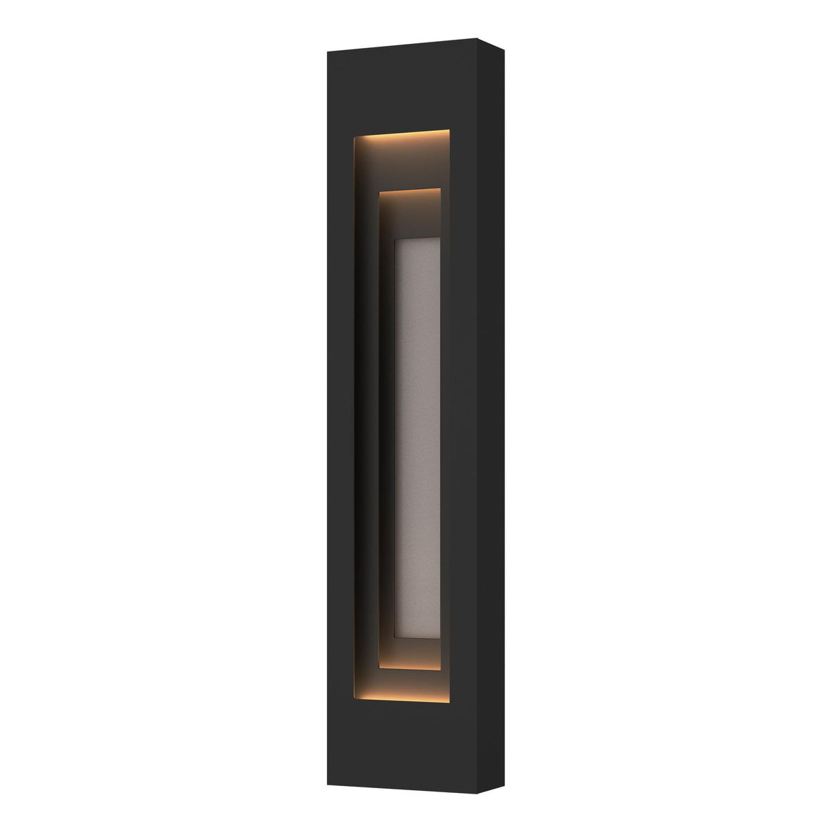Hubbardton Forge 2023 Coastal Black Coastal Burnished Steel Procession Large Outdoor Sconce