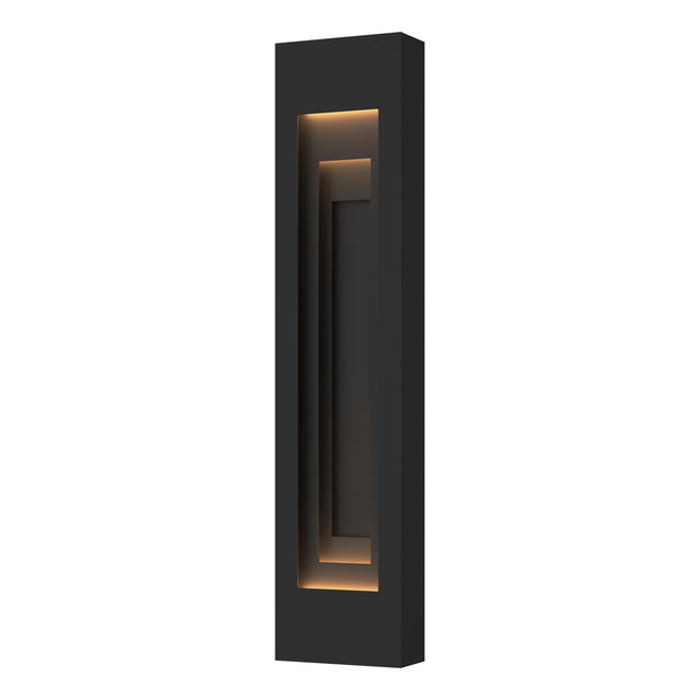 Hubbardton Forge 2023 Coastal Black Coastal Black Procession Large Outdoor Sconce