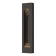 Hubbardton Forge 2023 Coastal Oil Rubbed Bronze Coastal Oil Rubbed Bronze Procession Arch Large Outdoor Sconce