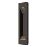 Hubbardton Forge 2023 Coastal Oil Rubbed Bronze Coastal Oil Rubbed Bronze Procession Arch Large Outdoor Sconce