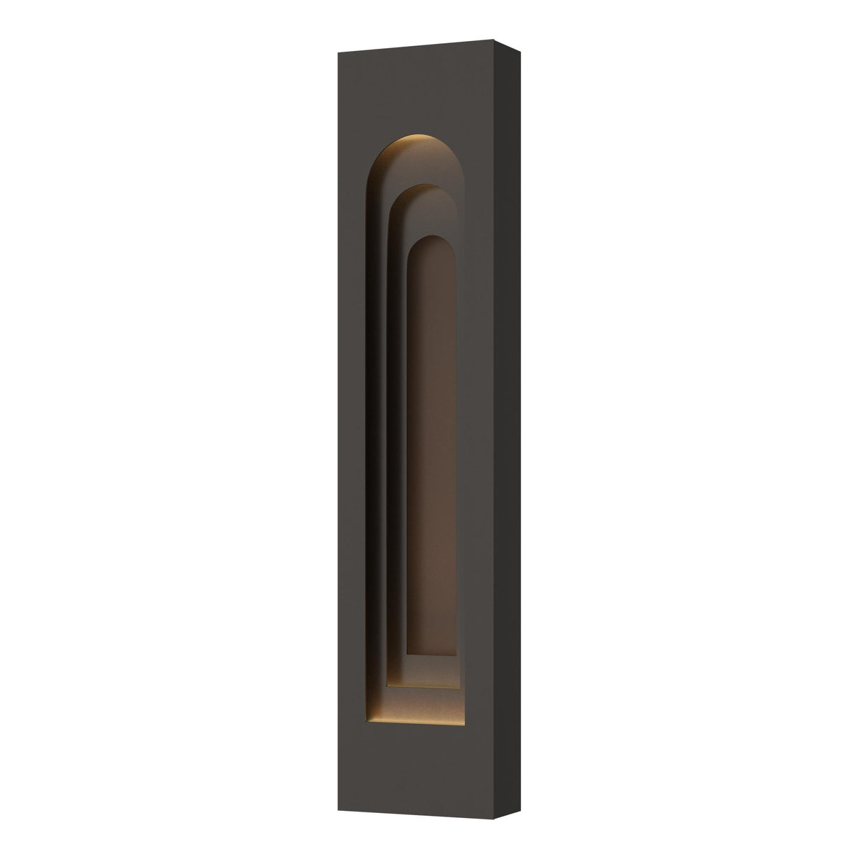 Hubbardton Forge 2023 Coastal Oil Rubbed Bronze Coastal Bronze Procession Arch Large Outdoor Sconce