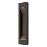 Hubbardton Forge 2023 Coastal Oil Rubbed Bronze Coastal Bronze Procession Arch Large Outdoor Sconce