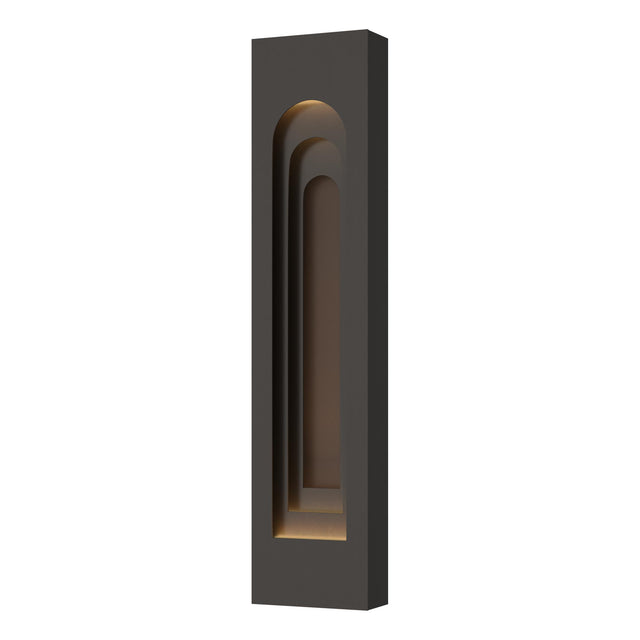Hubbardton Forge 2023 Coastal Oil Rubbed Bronze Coastal Bronze Procession Arch Large Outdoor Sconce