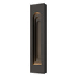 Hubbardton Forge 2023 Coastal Oil Rubbed Bronze Coastal Dark Smoke Procession Arch Large Outdoor Sconce