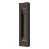 Hubbardton Forge 2023 Coastal Oil Rubbed Bronze Coastal Dark Smoke Procession Arch Large Outdoor Sconce