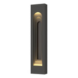 Hubbardton Forge 2023 Coastal Natural Iron Coastal Oil Rubbed Bronze Procession Arch Large Outdoor Sconce