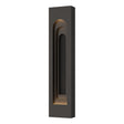 Hubbardton Forge 2023 Coastal Oil Rubbed Bronze Coastal Black Procession Arch Large Outdoor Sconce