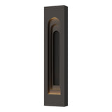 Hubbardton Forge 2023 Coastal Oil Rubbed Bronze Coastal Black Procession Arch Large Outdoor Sconce
