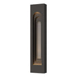Hubbardton Forge 2023 Coastal Oil Rubbed Bronze Coastal Burnished Steel Procession Arch Large Outdoor Sconce