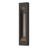 Hubbardton Forge 2023 Coastal Oil Rubbed Bronze Coastal Burnished Steel Procession Arch Large Outdoor Sconce