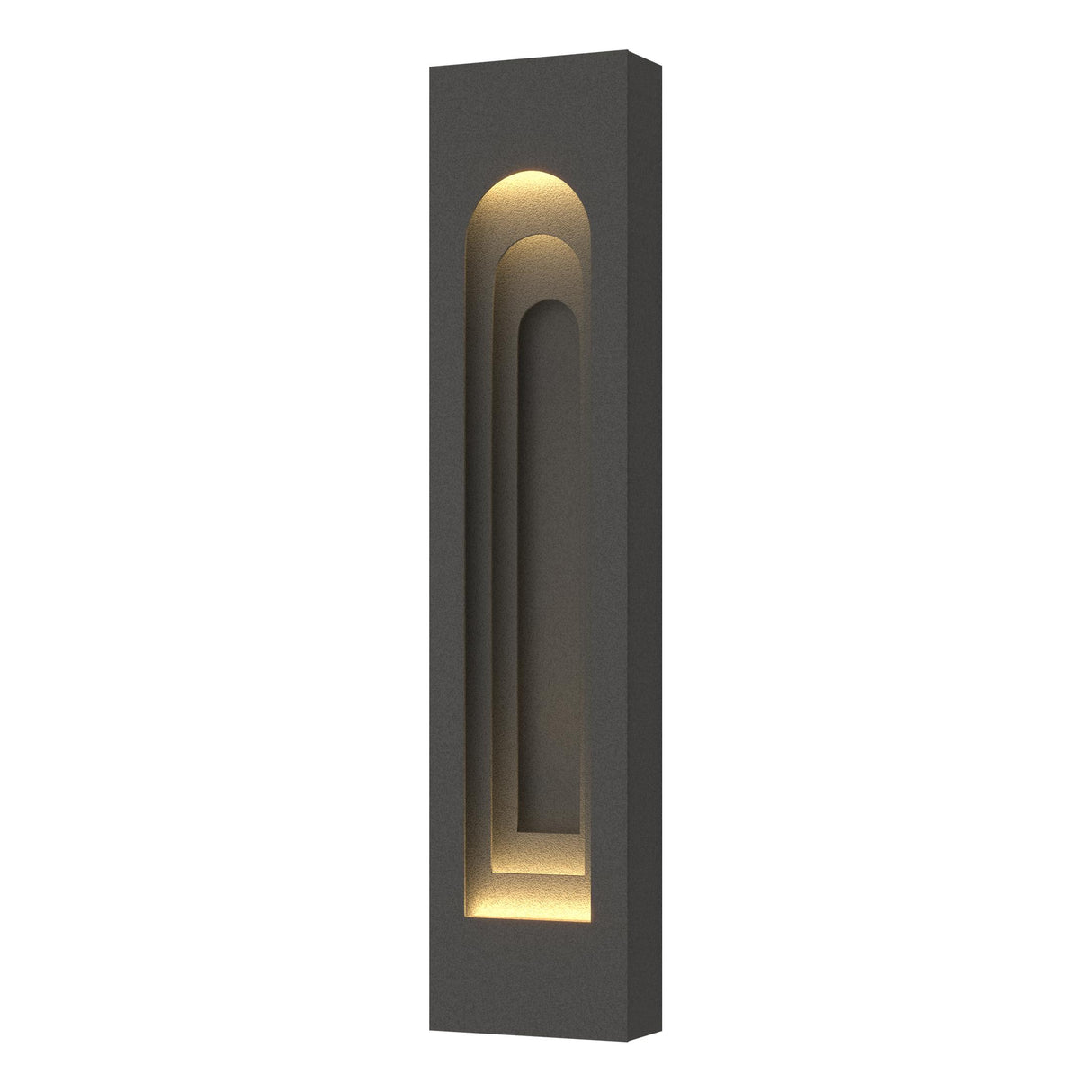 Hubbardton Forge 2023 Coastal Natural Iron Coastal Natural Iron Procession Arch Large Outdoor Sconce