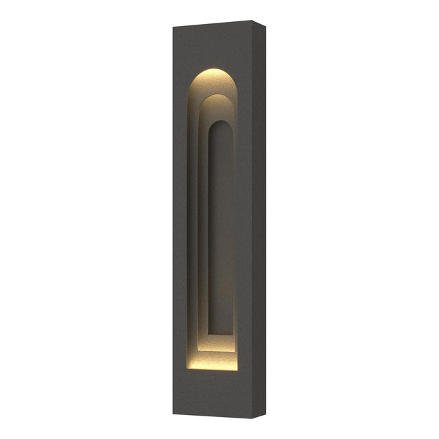 Hubbardton Forge 2023 Coastal Natural Iron Coastal Natural Iron Procession Arch Large Outdoor Sconce