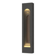 Hubbardton Forge 2023 Coastal Natural Iron Coastal Bronze Procession Arch Large Outdoor Sconce