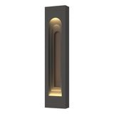 Hubbardton Forge 2023 Coastal Natural Iron Coastal Bronze Procession Arch Large Outdoor Sconce