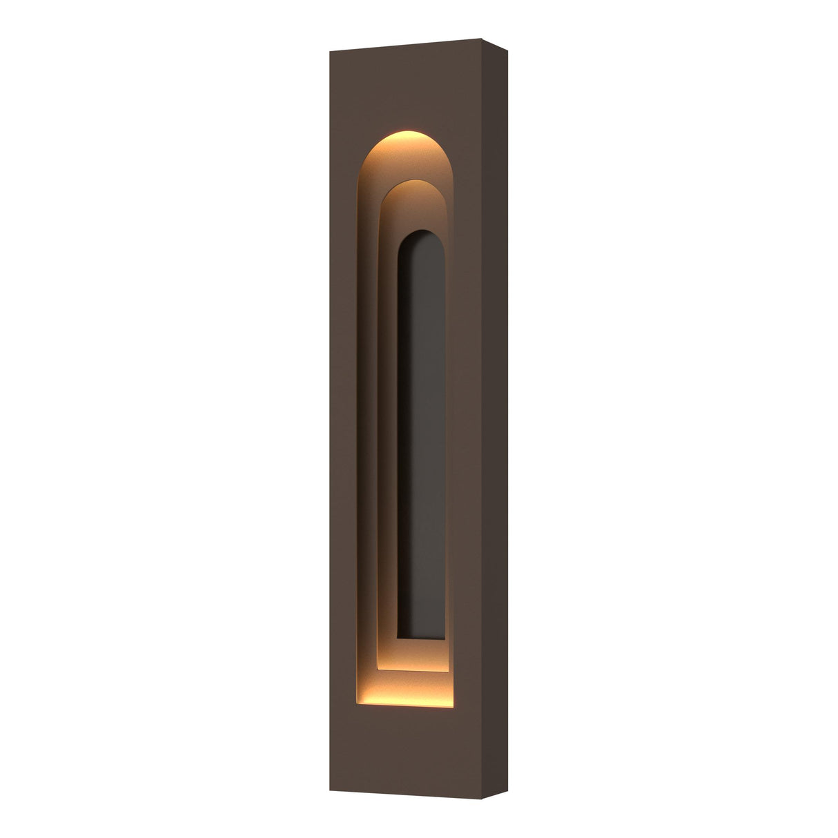 Hubbardton Forge 2023 Coastal Bronze Coastal Oil Rubbed Bronze Procession Arch Large Outdoor Sconce