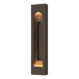 Hubbardton Forge 2023 Coastal Bronze Coastal Oil Rubbed Bronze Procession Arch Large Outdoor Sconce