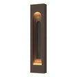Hubbardton Forge 2023 Coastal Bronze Coastal Natural Iron Procession Arch Large Outdoor Sconce