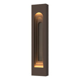 Hubbardton Forge 2023 Coastal Bronze Coastal Dark Smoke Procession Arch Large Outdoor Sconce