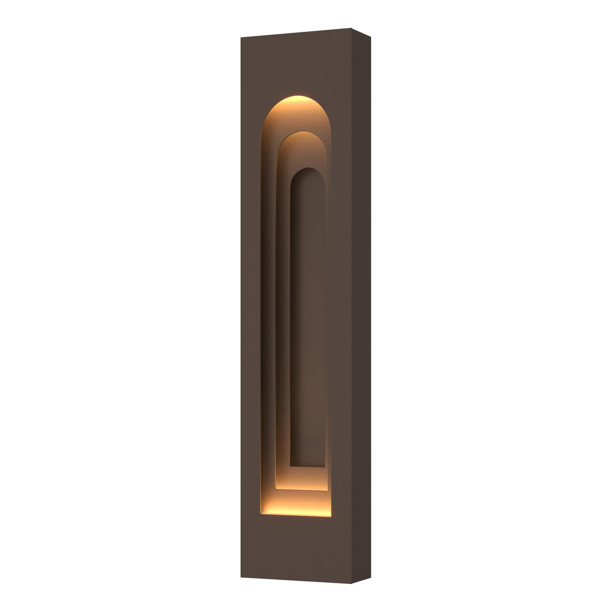 Hubbardton Forge 2023 Coastal Bronze Coastal Bronze Procession Arch Large Outdoor Sconce