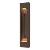 Hubbardton Forge 2023 Coastal Bronze Coastal Bronze Procession Arch Large Outdoor Sconce