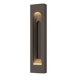 Hubbardton Forge 2023 Coastal Dark Smoke Coastal Oil Rubbed Bronze Procession Arch Large Outdoor Sconce
