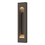 Hubbardton Forge 2023 Coastal Dark Smoke Coastal Oil Rubbed Bronze Procession Arch Large Outdoor Sconce