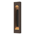 Hubbardton Forge 2023 Coastal Bronze Coastal Black Procession Arch Large Outdoor Sconce