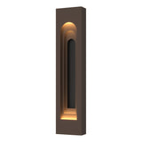 Hubbardton Forge 2023 Coastal Bronze Coastal Black Procession Arch Large Outdoor Sconce